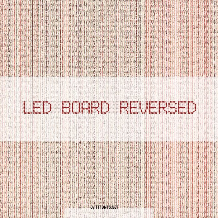 LED BOARD REVERSED example